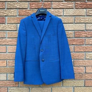 Boys DKNY blue suit size 12